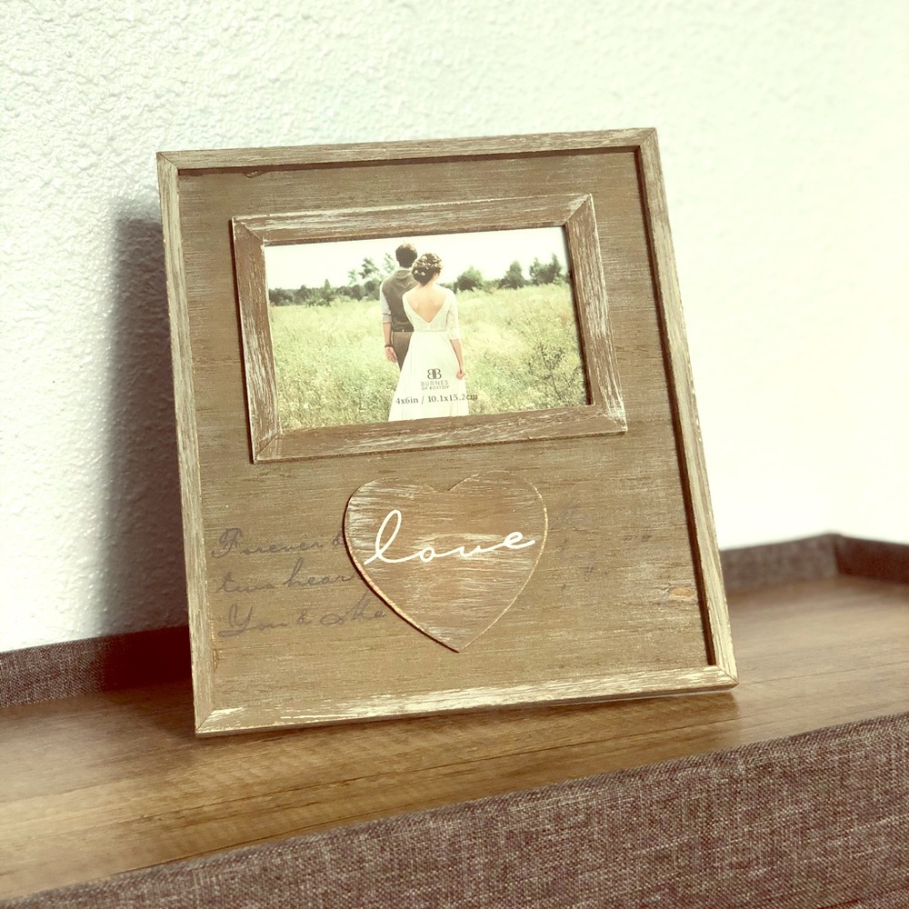 Love Rustic Picture Frame